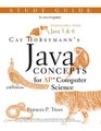 Java Concepts Advanced Placement Computer Science Study Guide