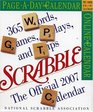 The Official Scrabble PageADay Calendar 2007