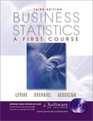 Business Statistics A First Course and CDROM Third Edition