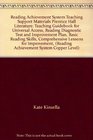 Reading Achievement System Teaching Support Materials Prentice Hall Literature Teaching Guidebook for Universal Access Reading Diagnostic Test and Improvement Plan Basic Reading Skills Comprehensive Lessons for Improvement Reading Achievement System