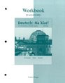 Workbook to accompany Deutsch Na klar An Introductory German Course