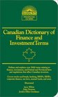 Canadian Dictionary of Finance and Investment Terms