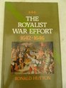 Royalist War Effort 16421646