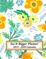 See It Bigger Planner 2019  2020 Calendar 85x11 Daily Weekly  Monthly Planners Calendars Personal Organizers  Agendas for Time Management  Organization