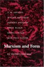 Marxism and Form