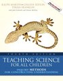 Teaching Science for All Children Inquiry Methods for Constructing Understanding