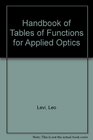 Hdbk Tables Of Functions For Applied Optics