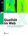 Qualitt im Web Benutzerfreundliche Webseiten durch Usability Evaluation