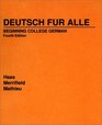 Deutsch fr Alle  Beginning College German