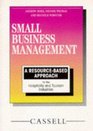 Small Business ManagementLevel 3 A ResourceBased Approach for the Hospitality  Tourism Industries