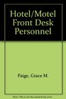Hotel/Motel Front Desk Personnel