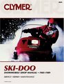 SkiDoo Snowmobile Shop Manual 19851989