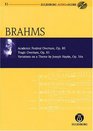 BrahmsAcademic Festival Overture/Op80Tragic Overture/Op81Variations on a Theme by HaydnOp56a Eulenburg AudioScore Study Score/CD