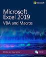 Microsoft Excel 2019 VBA and Macros