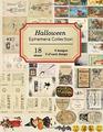 Halloween Ephemera Collection: 18 sheets - over 190 vintage Ephemera pieces for DIY Halloween cards,journals and decoration (Vintage Ephemera Collection)