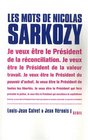 Mots de Nicolas Sarkozy