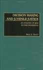 Decision Making and Juvenile Justice An Analysis of Bias in Case Processing