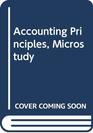 Accounting Principles 4E Microstudy