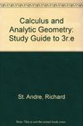 Calculus and Analytic Geometry