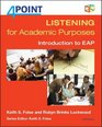 4 Point Listening for Academic Purposes  Introduction to EAP