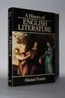 A History of English Literature Forms and Kinds from the Middle Ages to the Present