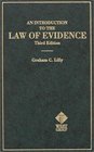 An Introduction to the Law of Evidence