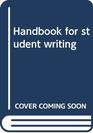Handbook for student writing