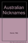 Australian Nicknames