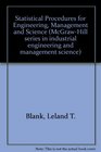 Statistical Procedures for Engineering Management and Science