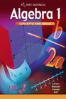 McDougal Littell Algebra 1, Concepts and Skills, Algebra Tile investigations