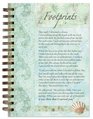 Footprints Spiral Hardcover Journal with Scripture