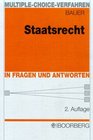 Staatsrecht in Fragen und Antworten multiplechoice Verfahren