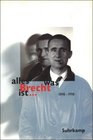 ' alles was Brecht ist' 18981998 Fakten Kommentare Meinungen Bilder