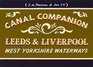 Pearson's Canal Companion Leeds  Liverpool West Yorkshire Waterways