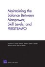 Maintaining the Balance Between Manpower skill Levels and PERSTEMPO