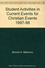 Student Activities in Current Events for Christian Events 199798