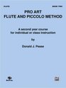 Pro Art Flute and Piccolo Method