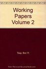 Working Papers Volume 2