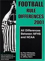 Football Rule Differences 2001