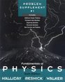 Fundamentals of Physics  Problem Supplement No 1