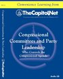 Congressional Committees and Party Leadership Who Controls the Congressional Agenda  Audio CD