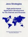 Java Strategies HighPerformance Application Development for the Internet and Intranets