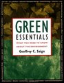 Green Essentials What You Need to Know About the Environment