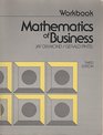Mathematics of Business Workbk to 3r e