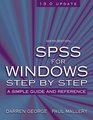 SPSS for Windows StepbyStep  A Simple Guide and Reference 130 update