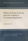 History and Poetry in Novalis and in the Tradition of the German Enlightenment