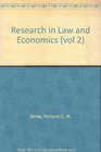 Research in Law and Economics A Research Annual Vol 2 1980 Ed by Richard O Zerbe Jr