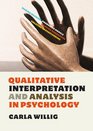 Qualitative interpretation and analysis in psychology