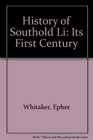 History of Southold Li: Its First Century