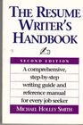 Resume Writer's Handbook